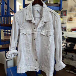 Marc by Marc Jacobs Cream Denim Jacket (Size XL)